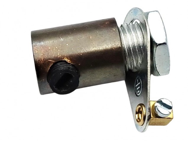 Antique Brass Ceiling Pendant Set B22 With Burgundy Cable