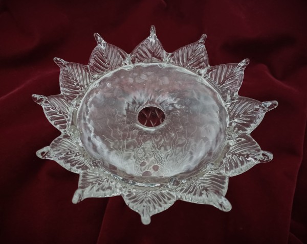 Antique Murano Chandelier glass top canopy