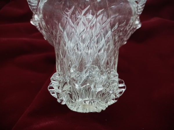 Antique Murano Chandelier glass top canopy