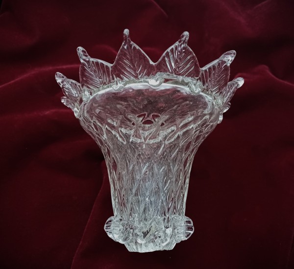 Antique Murano Chandelier glass top canopy