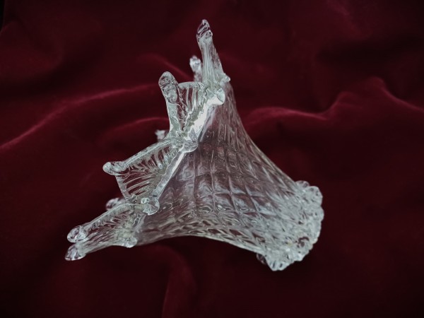 Antique Murano Chandelier glass top canopy