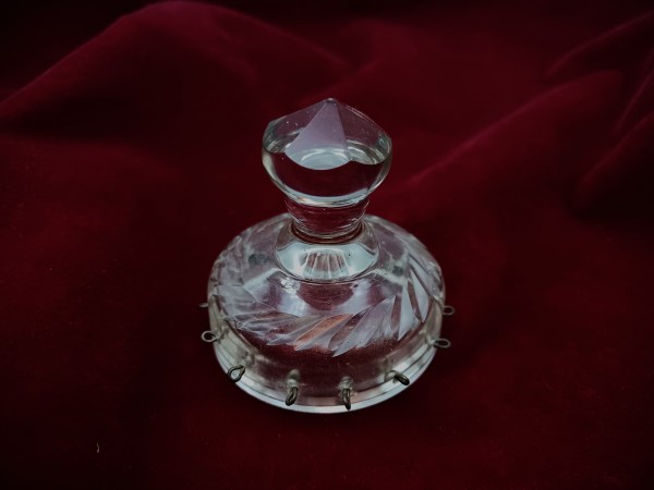 Bag Type Chandelier Cut Glass Finial 15 Pin Holes