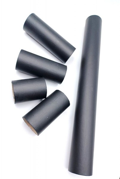 Black Card Candle Tubes 32mm Internal Diameter