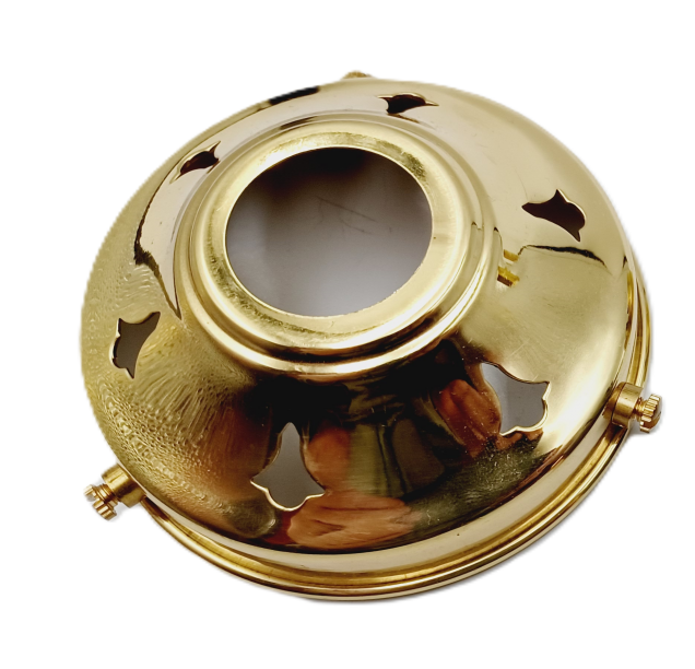 Brass Lamp Shade Gallery Pendant Set  Choice Of Gallery Size