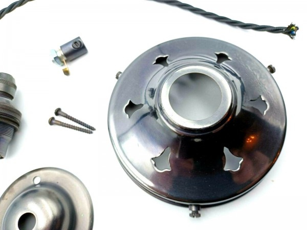 Lamp Shade Gallery Pendant Set Dark Bronze Choice of Gallery Size