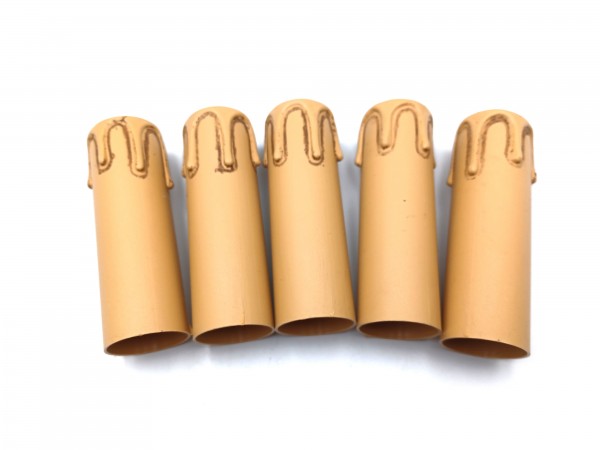 Candle Tube Antique Drip Plastic 90mm x 26mm