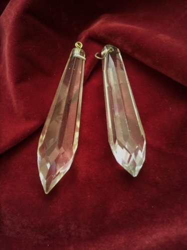 large chandelier crystal bomb drop or bell clapper