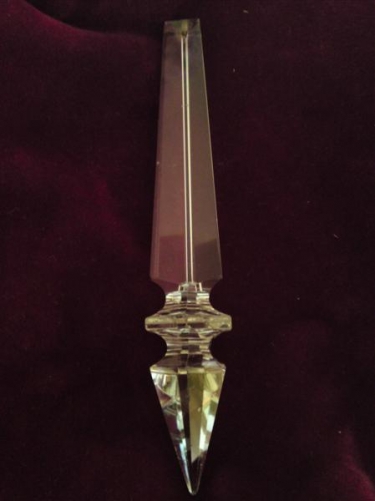 Drop antique chandelier part