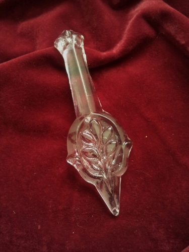 Antique Pressed Glass Chandelier Pendant