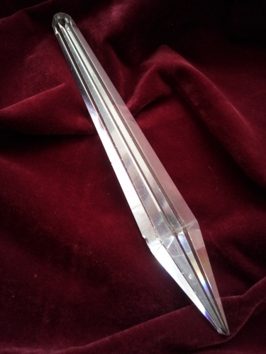 Crystal  Spike Drop Antique