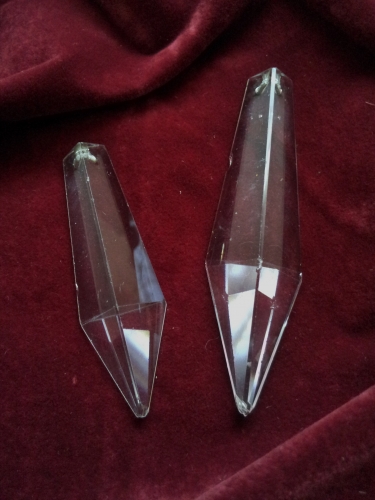 Victorian Chandelier pyramid Drop