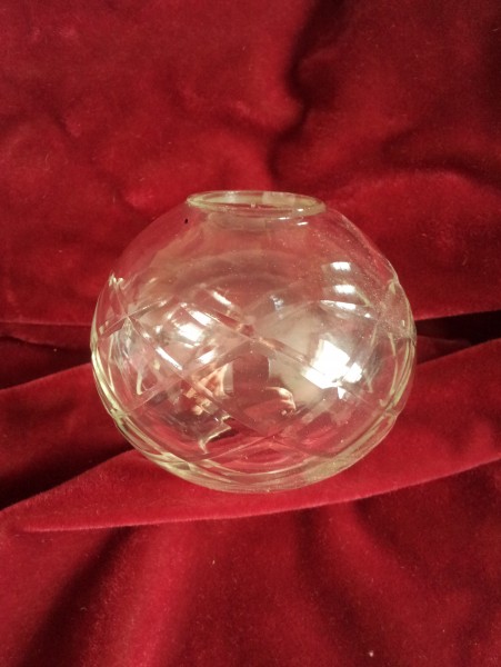 Chandelier 1950s CENTRE BALL STEM BREAK BALL 80mm x 90mm