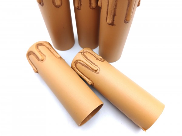 Candle Tube Antique Drip Plastic 90mm x 26mm