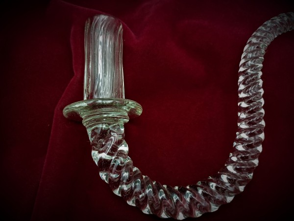 Chandelier hollow glass rope Arm 