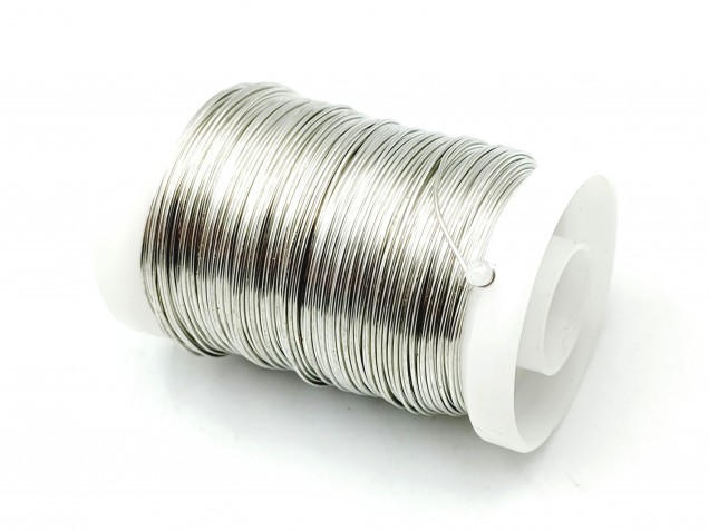 chandelier wire silver coloured metal .32mm x 45 metres