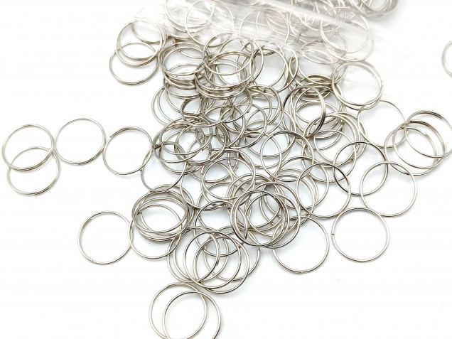 Chrome Chandelier Connecting Rings 11mm 50g Approx =520 Rings