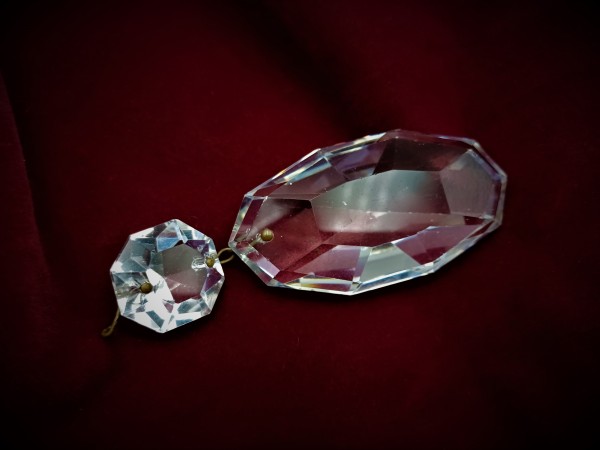 Crystal Edwardian chandelier drop 110mm height  