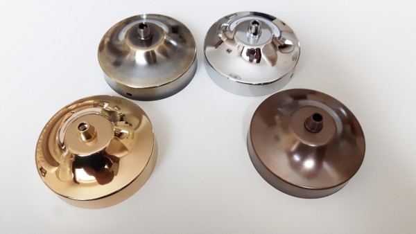 Metal Ceiling Rose with Cord Grip 