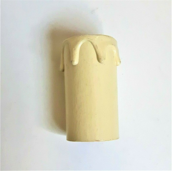 Candle Tubes  Cream Drip Card 55mm x 26mm 5 pack