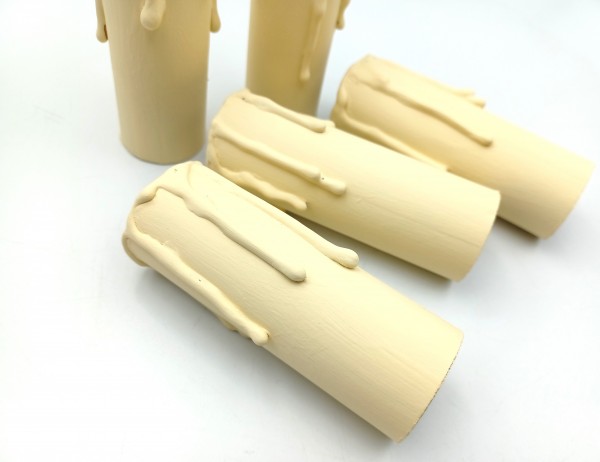 Candle Tubes Cream Drip Card 85mm x 26mm