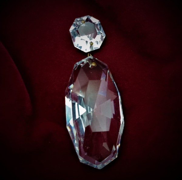 Crystal Edwardian chandelier drop 110mm height  