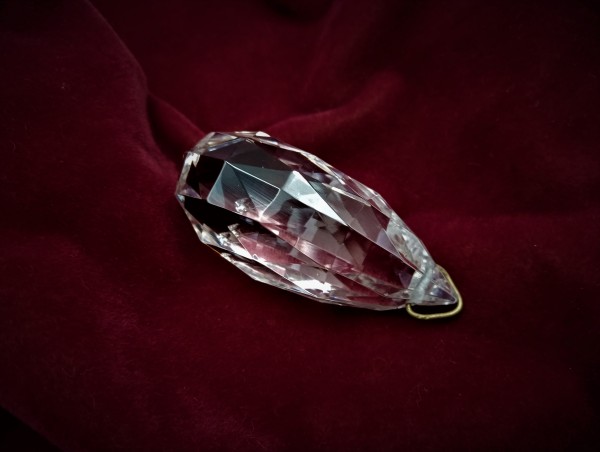 Crystal Edwardian chandelier teardrop ball 75mm height