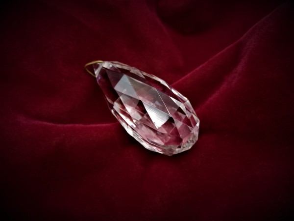 Crystal Edwardian chandelier teardrop ball 75mm height