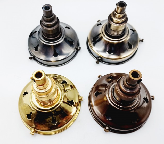 Lamp Shade Gallery 83mm Width With E14 Lamp Holder Side Entry Cord Grip 