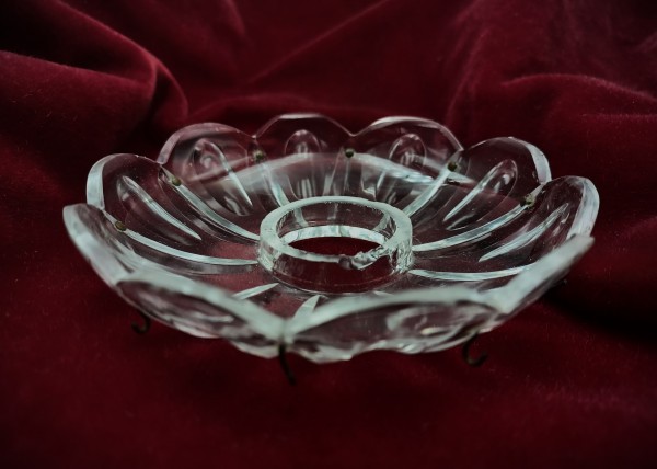 F C Osler Victorian antique chandelier pan Bobeche SOLD