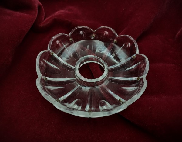 F C Osler Victorian antique chandelier pan Bobeche SOLD