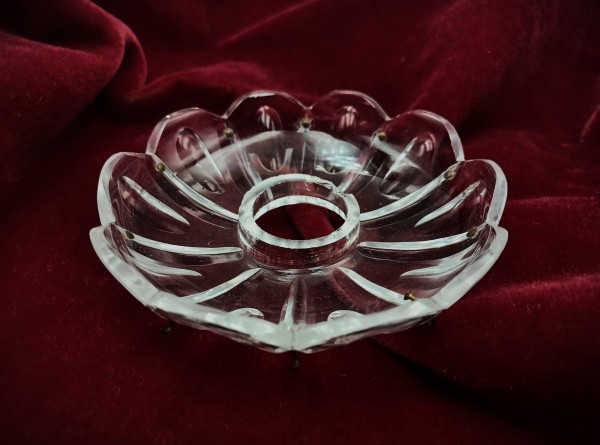 F C Osler Victorian antique chandelier pan Bobeche SOLD