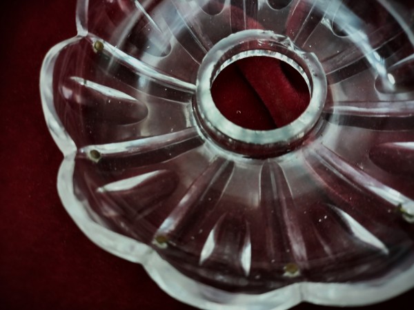 F C Osler Victorian antique chandelier pan Bobeche SOLD