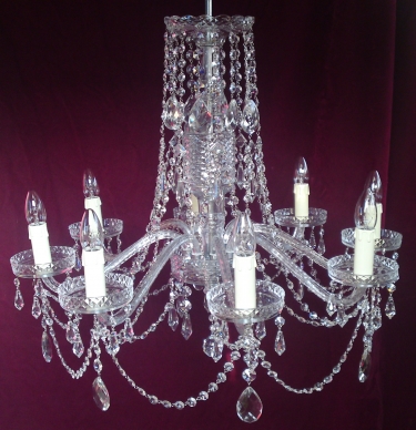 Bohemian 8 arm chandelier