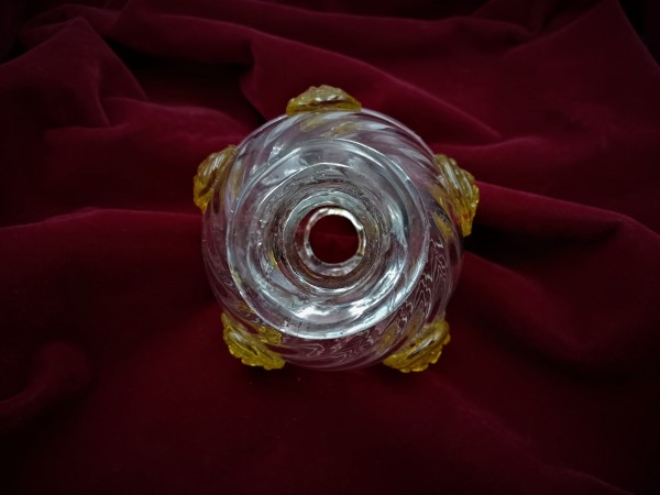 Murano Chandelier Centre Ball With Gold Decoration