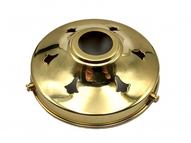 Brass Lamp Shade Gallery Pendant Set  Choice Of Gallery Size