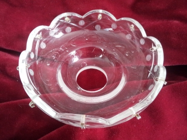 Antique chandelier pan - Bobeche 