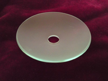 VINTAGE CHANDELIER FROSTED GLASS DISH