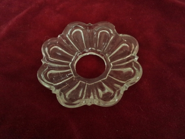 Pre-war chandelier bobeche - drip tray