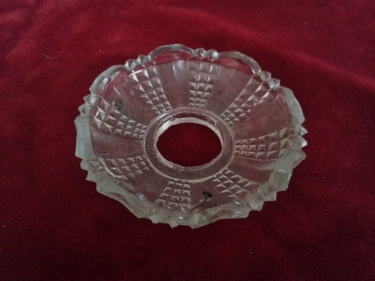 Classical chandelier bobeche - drip tray