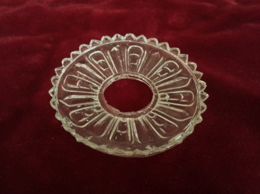 vintage chandelier wax catcher bobeche