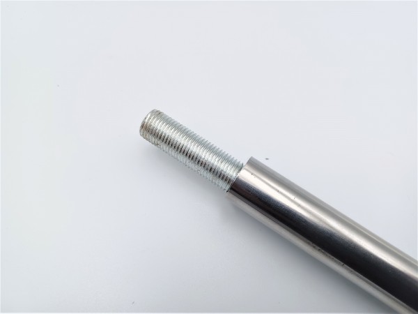 Hollow polished steel tube stem 12mm width internal