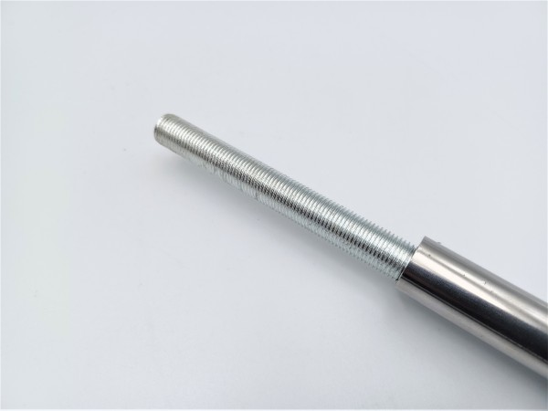 Hollow polished steel tube stem 12mm width internal
