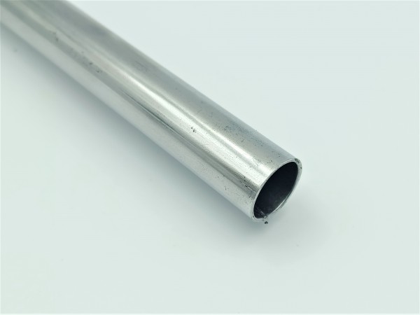 Hollow polished steel tube stem 12mm width internal