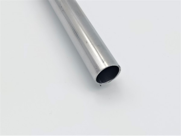 Hollow polished steel tube stem 12mm width internal