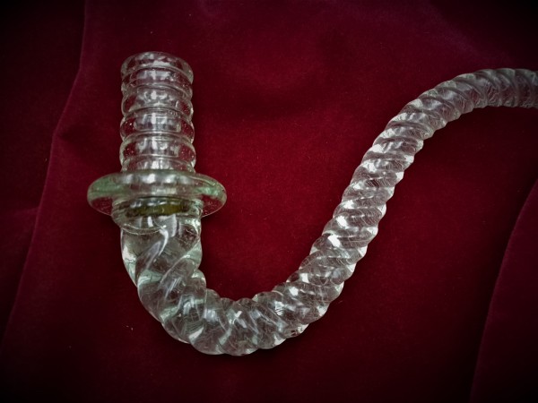 Italian Chandelier solid glass s Arm 