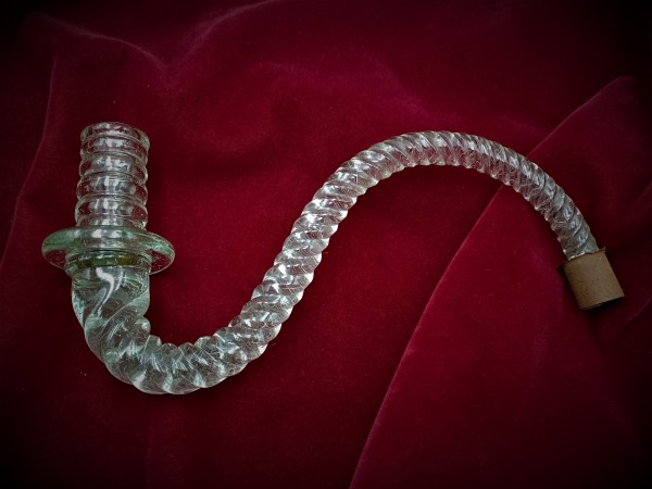 Italian Chandelier solid glass s Arm 
