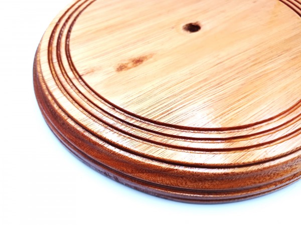 Large softwood Ceiling Pattress Red Grandis 215mm 