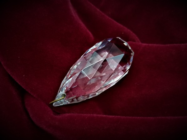 Crystal Edwardian chandelier teardrop ball 75mm height