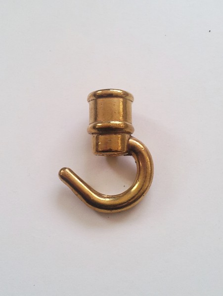 chandelier hook open hook brass 10mm female thread 