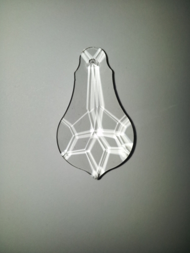 Crystal Chandelier Pear Drop Pendant 50mm X 28mm 